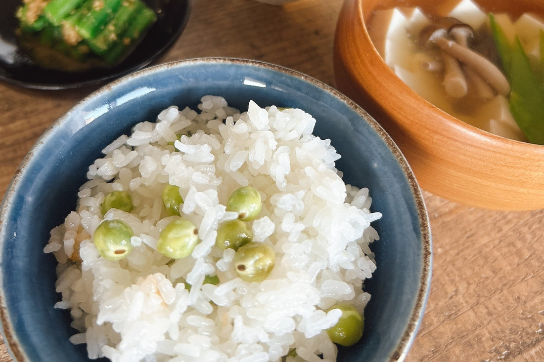 【二十四節気の献立｜立夏】我が家の豆ごはん